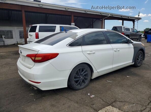 5NPE24AF0GH399435 2016 HYUNDAI SONATA Белый Задняя правая четверть