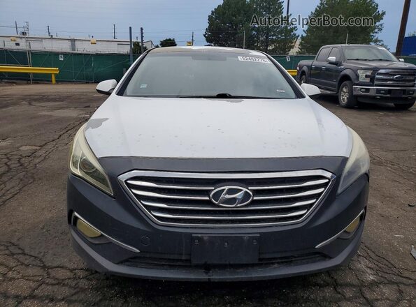5NPE24AF0GH399435 2016 HYUNDAI SONATA Белый Вид спереди