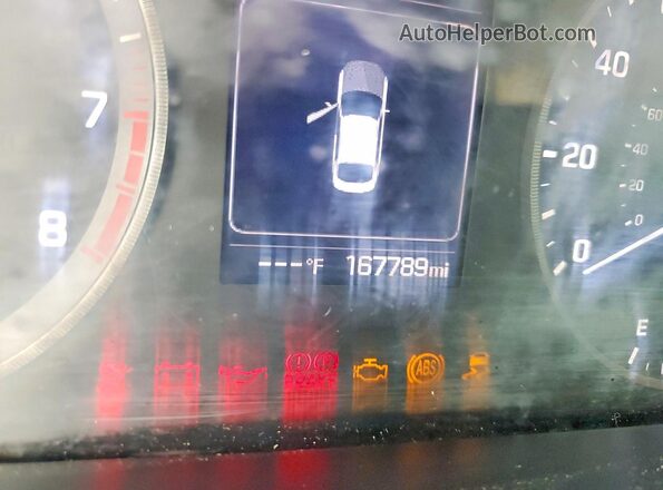 5NPE24AF0GH399435 2016 HYUNDAI SONATA Белый Вид щитка приборов