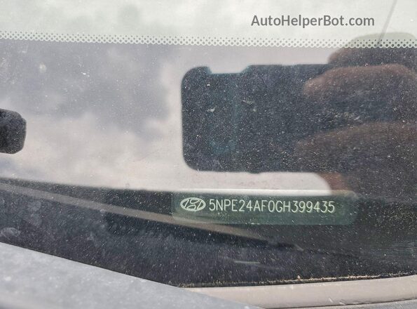 5NPE24AF0GH399435 2016 HYUNDAI SONATA Белый Вид подкапотного пространства