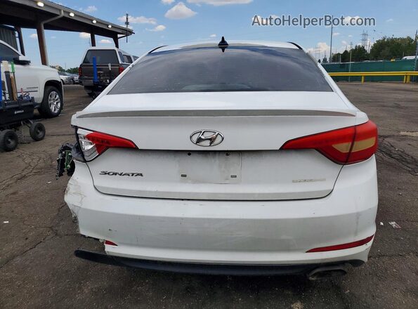 5NPE24AF0GH399435 2016 HYUNDAI SONATA Белый Вид сзади