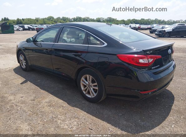 5NPE24AF0HH452958 2017 HYUNDAI SONATA Black Tył lewy