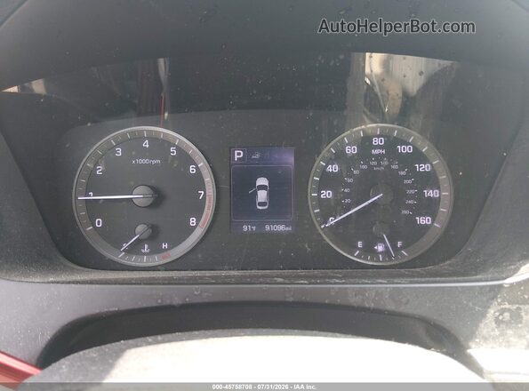 5NPE24AF0HH452958 2017 HYUNDAI SONATA Black Widok tylnych siedzeń