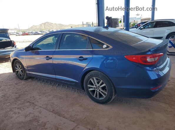 5NPE24AF0HH461711 2017 HYUNDAI SONATA Blue Задня ліва чверть