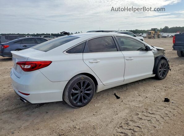 5NPE24AF0HH477018 2017 HYUNDAI SONATA Белый Задняя правая четверть