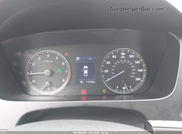 5NPE24AF0HH530249 2017 HYUNDAI SONATA Blue უკანა სავარძლების ხედი