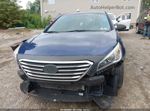 5NPE24AF0HH530249 2017 HYUNDAI SONATA Blue უკანა სალონის ხედი