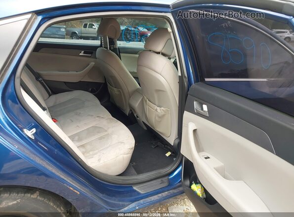 5NPE24AF0HH530249 2017 HYUNDAI SONATA Blue VIN კოდის სტიკერის ხედი