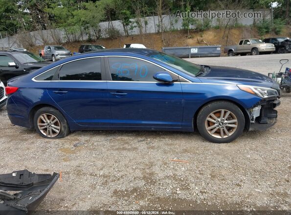 5NPE24AF0HH530249 2017 HYUNDAI SONATA Blue სალონის 360-გრადუსიანი ხედი