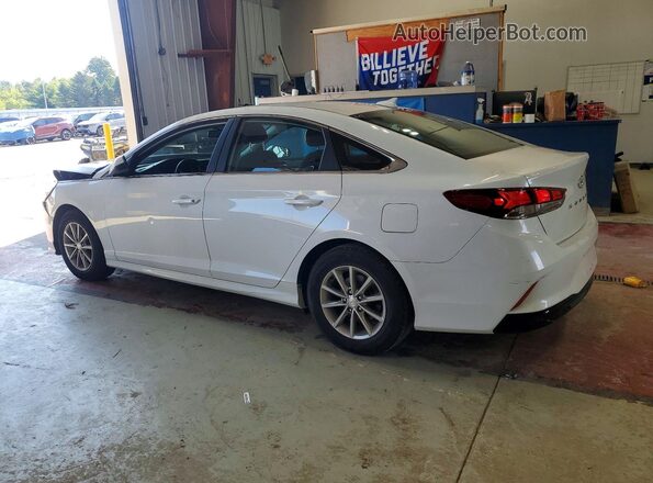 5NPE24AF0JH602427 2018 HYUNDAI SONATA White Հետևի ձախ