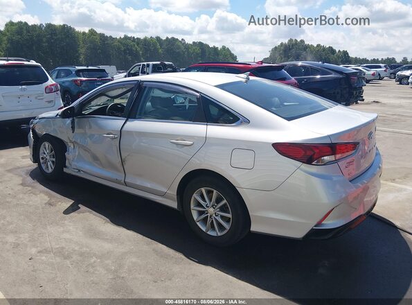 5NPE24AF0JH675863 2018 HYUNDAI SONATA Серебряный Задняя левая четверть