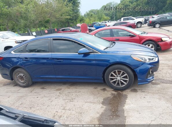 5NPE24AF0JH680481 2018 HYUNDAI SONATA Blue Панорамний вид салону 360°