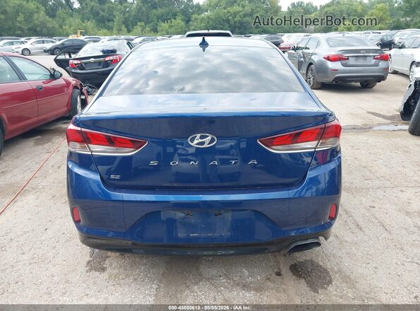 5NPE24AF0JH680481 2018 HYUNDAI SONATA Blue 