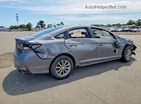 5NPE24AF0JH690878 2018 HYUNDAI SONATA Gray Задня права чверть