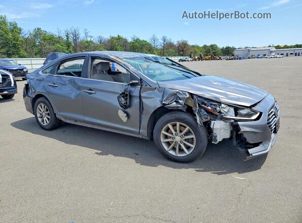 5NPE24AF0JH690878 2018 HYUNDAI SONATA Gray Передня права чверть