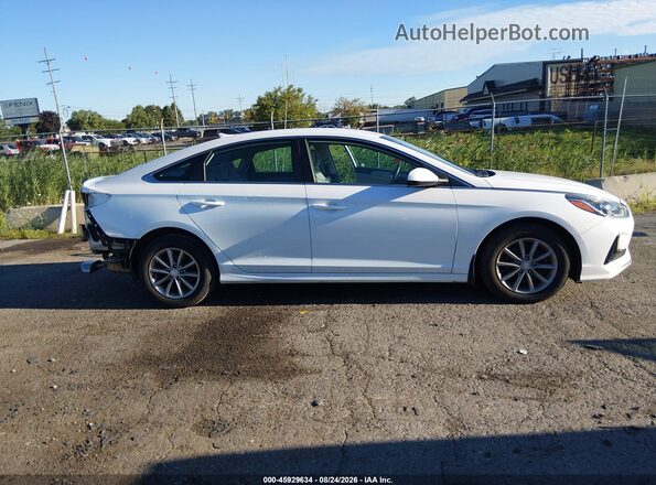5NPE24AF0JH706223 2018 HYUNDAI SONATA White Vista interior trasera