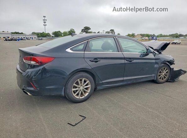 5NPE24AF0JH711681 2018 HYUNDAI SONATA Black უკანა მარჯვენა