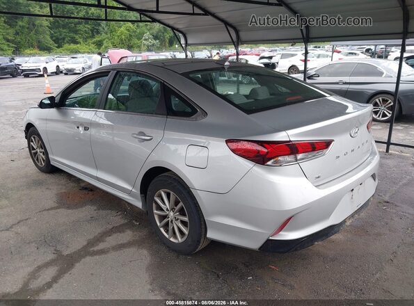 5NPE24AF0JH728013 2018 HYUNDAI SONATA Silver Rear left