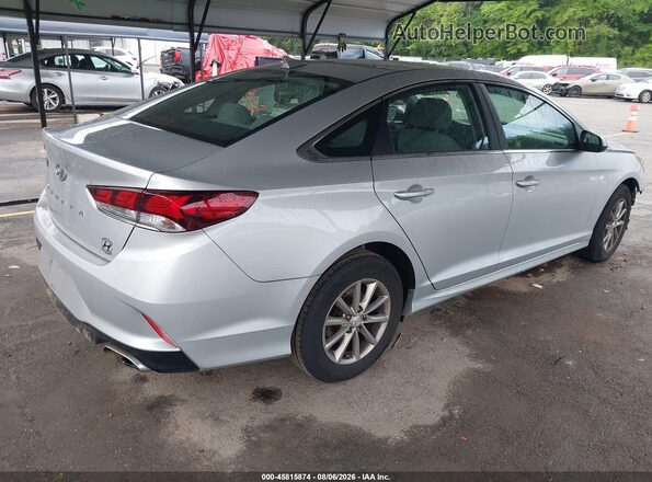 5NPE24AF0JH728013 2018 HYUNDAI SONATA Silver Rear right
