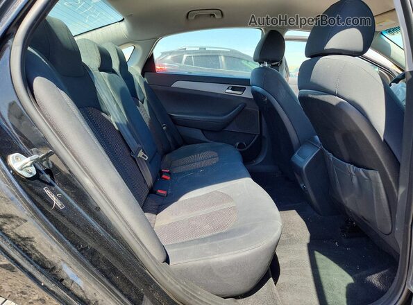 5NPE24AF0KH734153 2019 HYUNDAI SONATA Charcoal Вид задніх сидінь