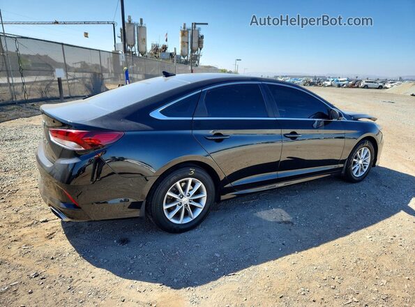 5NPE24AF0KH737019 2019 HYUNDAI SONATA Black უკანა მარჯვენა