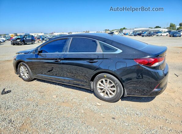 5NPE24AF0KH737019 2019 HYUNDAI SONATA Black უკანა მარცხენა