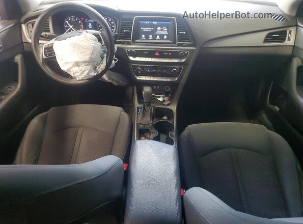 5NPE24AF0KH737022 2019 HYUNDAI SONATA Black Вид панелі приладів