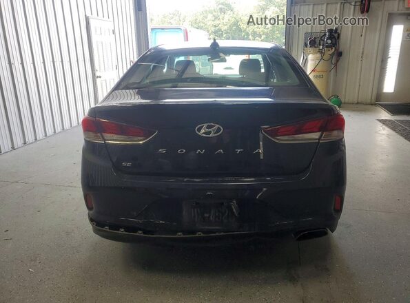 5NPE24AF0KH737022 2019 HYUNDAI SONATA Black Вид ззаду