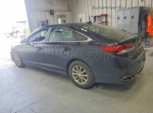5NPE24AF0KH737022 2019 HYUNDAI SONATA Black Задня ліва чверть
