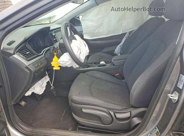 5NPE24AF0KH756525 2019 HYUNDAI SONATA Gray Front interior view