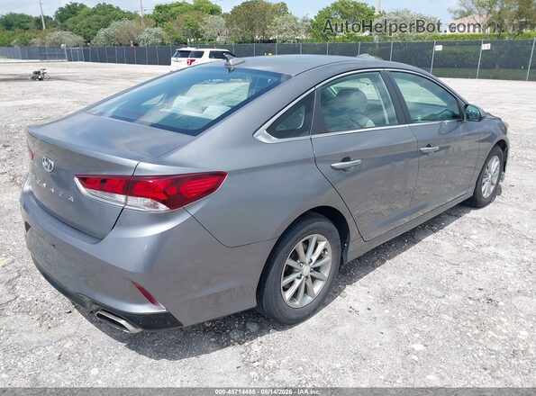 5NPE24AF0KH772322 2019 HYUNDAI SONATA Gray Trasero derecho