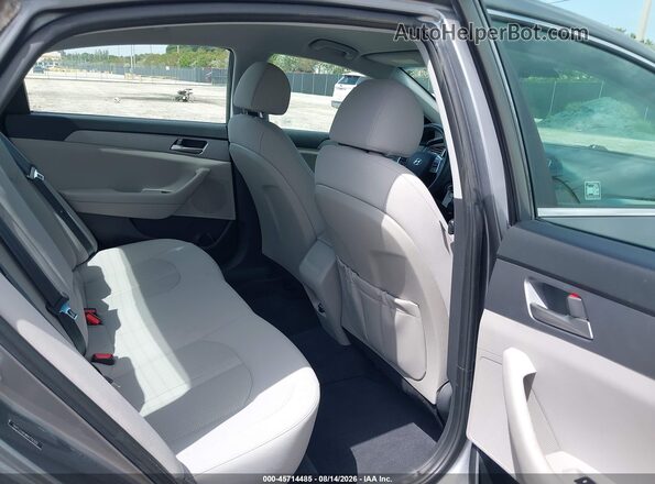 5NPE24AF0KH772322 2019 HYUNDAI SONATA Gray Vista de la etiqueta del VIN