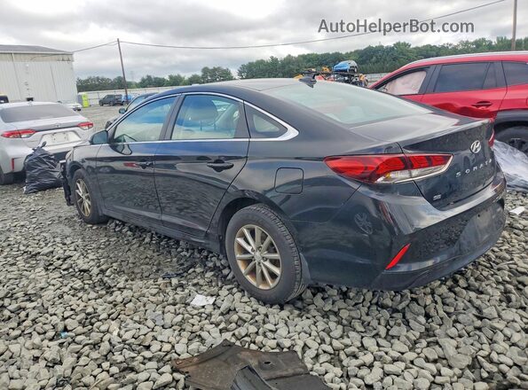 5NPE24AF0KH807568 2019 HYUNDAI SONATA Black Հետևի ձախ