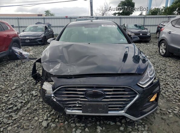 5NPE24AF0KH807568 2019 HYUNDAI SONATA Black Դիմացի տեսք