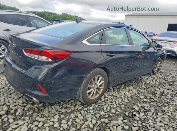5NPE24AF0KH807568 2019 HYUNDAI SONATA Black Հետևի աջ
