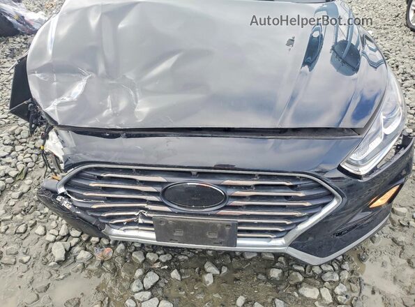 5NPE24AF0KH807568 2019 HYUNDAI SONATA Black Սալոնի հետևի տեսք