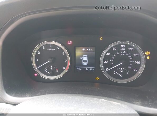 5NPE24AF0KH811717 2019 HYUNDAI SONATA Серый Вид задних сидений