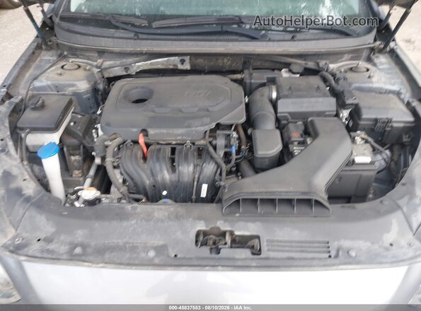 5NPE24AF0KH811717 2019 HYUNDAI SONATA Серый Вид сзади