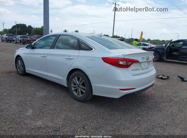 5NPE24AF1GH289686 2016 HYUNDAI SONATA Белый Задняя левая четверть