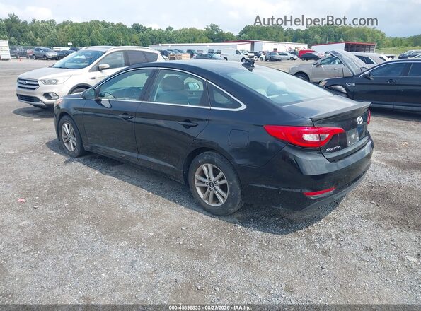 5NPE24AF1GH314375 2016 HYUNDAI SONATA Черный Задняя левая четверть