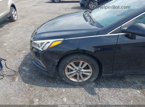 5NPE24AF1GH314375 2016 HYUNDAI SONATA Черный Вид спереди