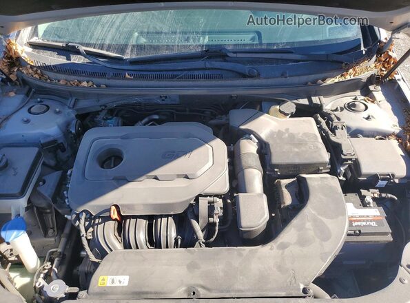 5NPE24AF1GH316868 2016 HYUNDAI SONATA Silver Vista interior trasera