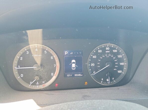 5NPE24AF1GH316868 2016 HYUNDAI SONATA Silver Vista del cuadro de instrumentos
