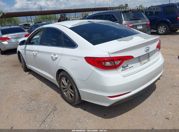 5NPE24AF1GH317910 2016 HYUNDAI SONATA White Հետևի ձախ