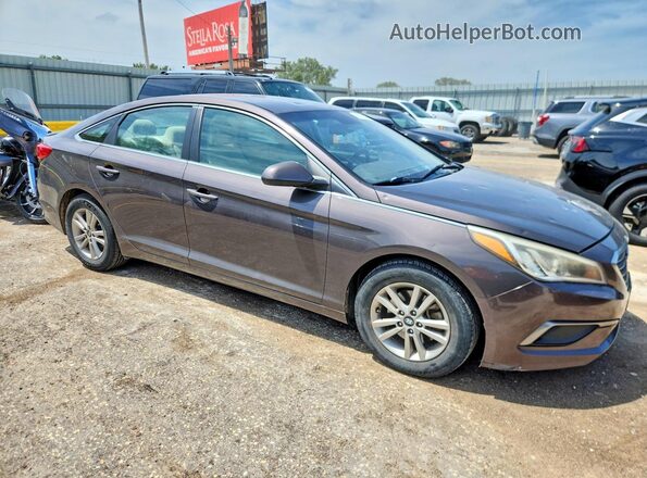 5NPE24AF1GH320791 2016 HYUNDAI SONATA Gray წინა მარჯვენა