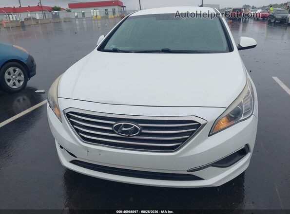 5NPE24AF1GH323562 2016 HYUNDAI SONATA Белый Вид спереди