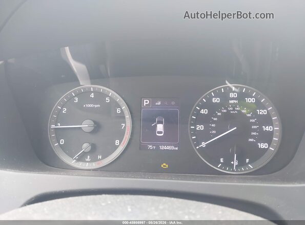 5NPE24AF1GH323562 2016 HYUNDAI SONATA Белый Вид задних сидений