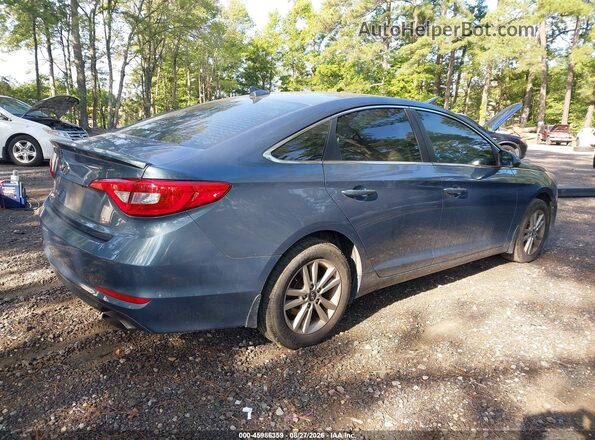 5NPE24AF1GH335677 2016 HYUNDAI SONATA Blue Tył prawy