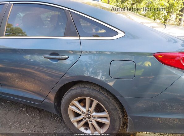 5NPE24AF1GH335677 2016 HYUNDAI SONATA Blue Widok z przodu