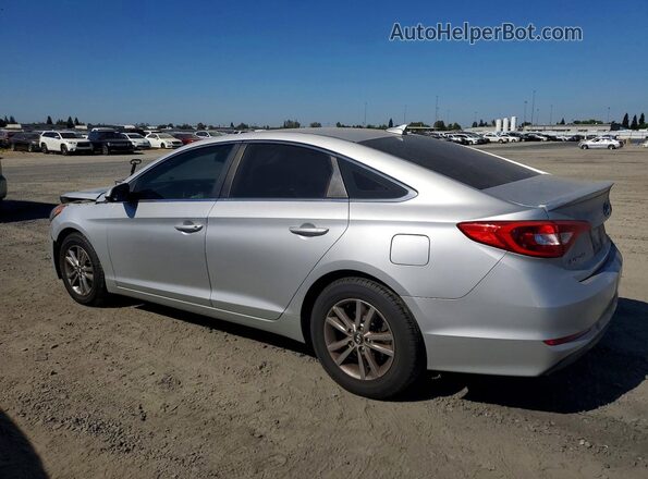 5NPE24AF1GH347814 2016 HYUNDAI SONATA Silver Trasero izquierdo